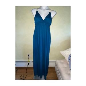 Teal maxi dress